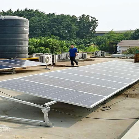 30KW نظام الطاقة الشمسية خارج الشبكة في جاكرتا ، إندونيسيا